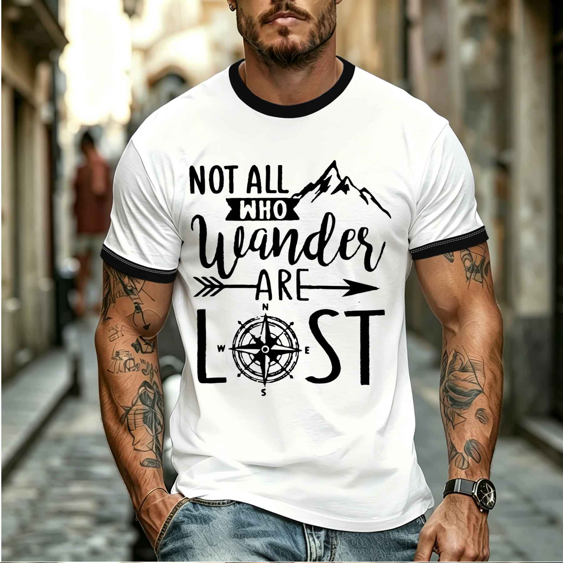 Outdoor Adventure Quotes - 2026 new model Tee Stylish Comfortable