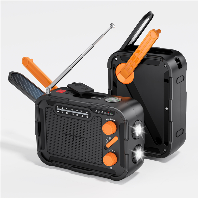 Emergency Radio Solar - 5000mAh Emergency Solar Power Bank Radio
