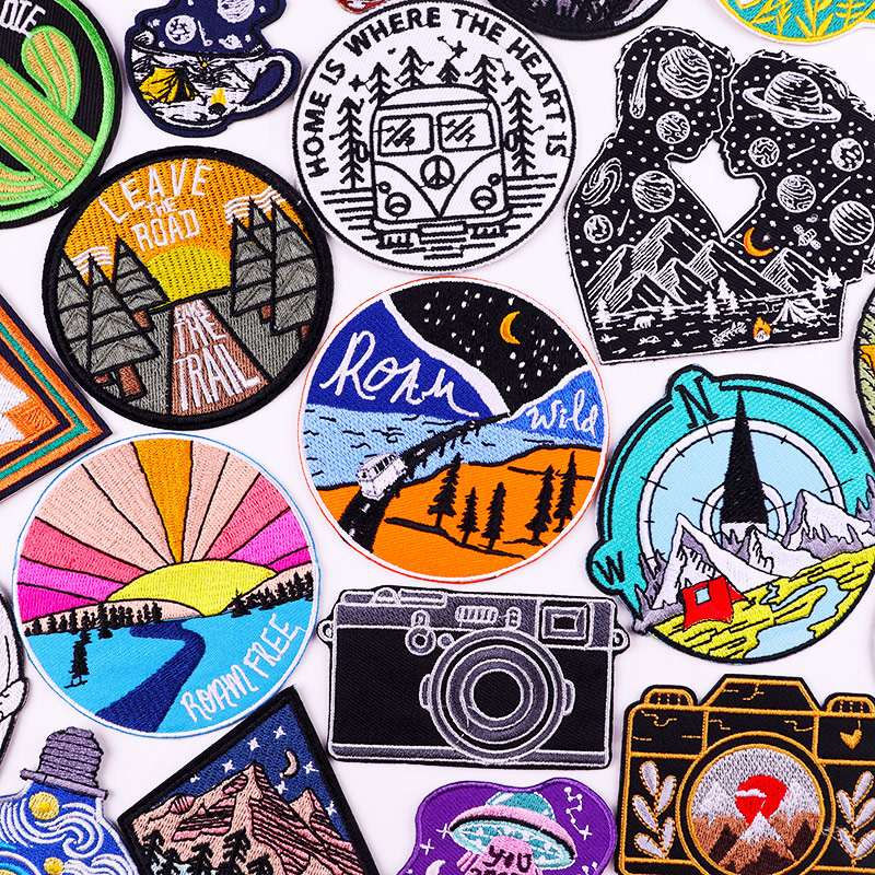 Iron On Patches DIY Outdoor Tr - Outdoor Adventure Travel Show recension och pris