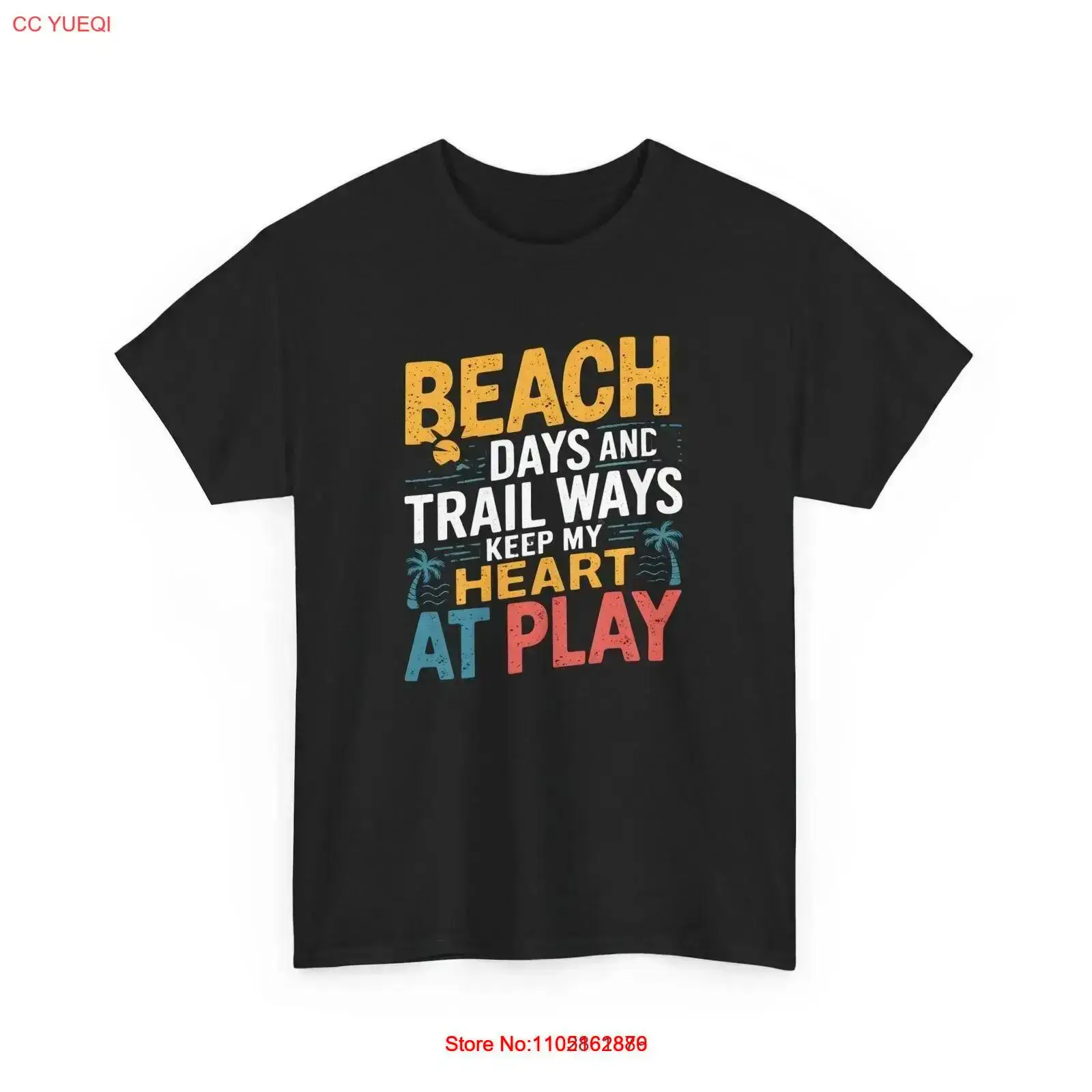 Beach Days Trail Ways T Shirt  - Outdoor Adventure Quotes recension och pris