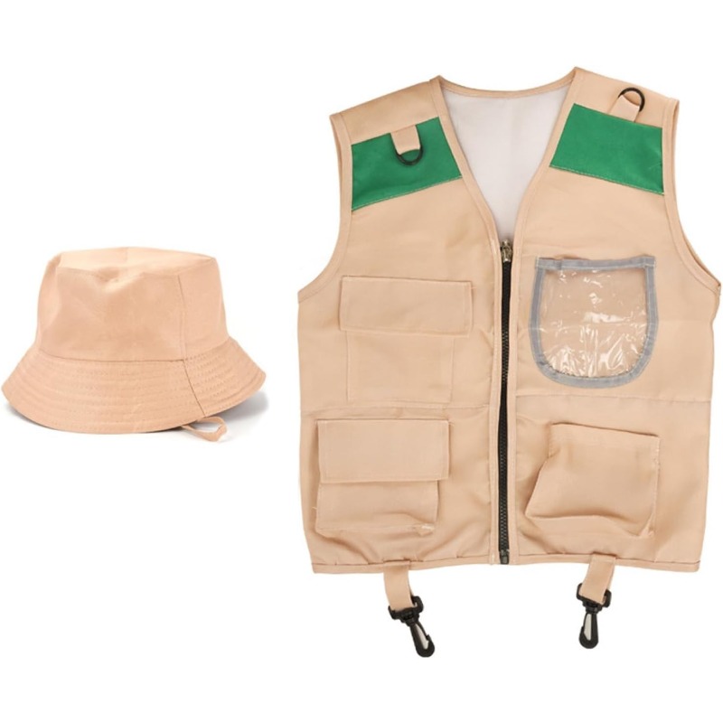 Safari Costume with Cargo Vest - Outdoor Adventure Game recension och pris