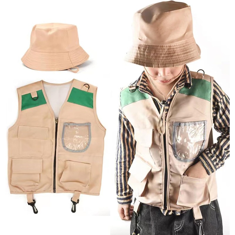 Safari Costume with Cargo Vest - Outdoor Adventure Game recension och pris