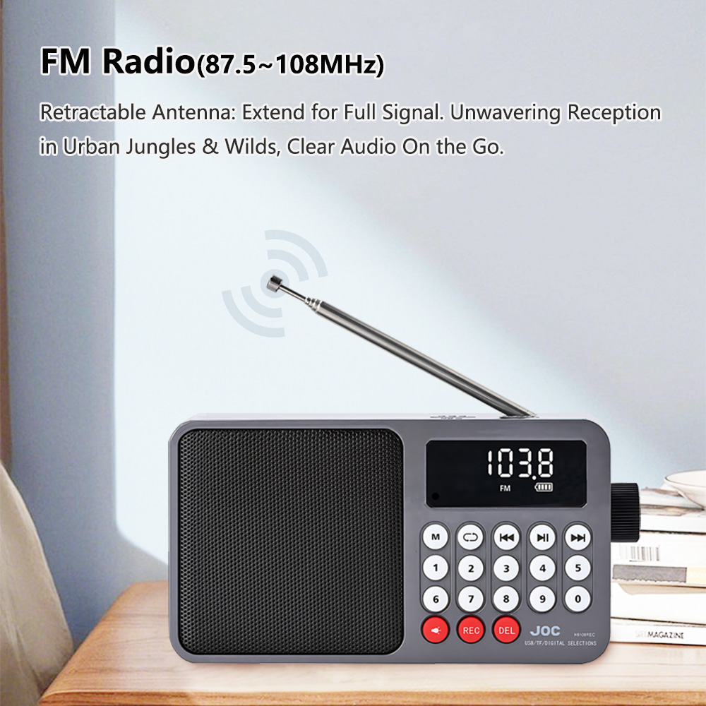Solar Portable FM Radio Rechar - Emergency Radio Solar recension och pris
