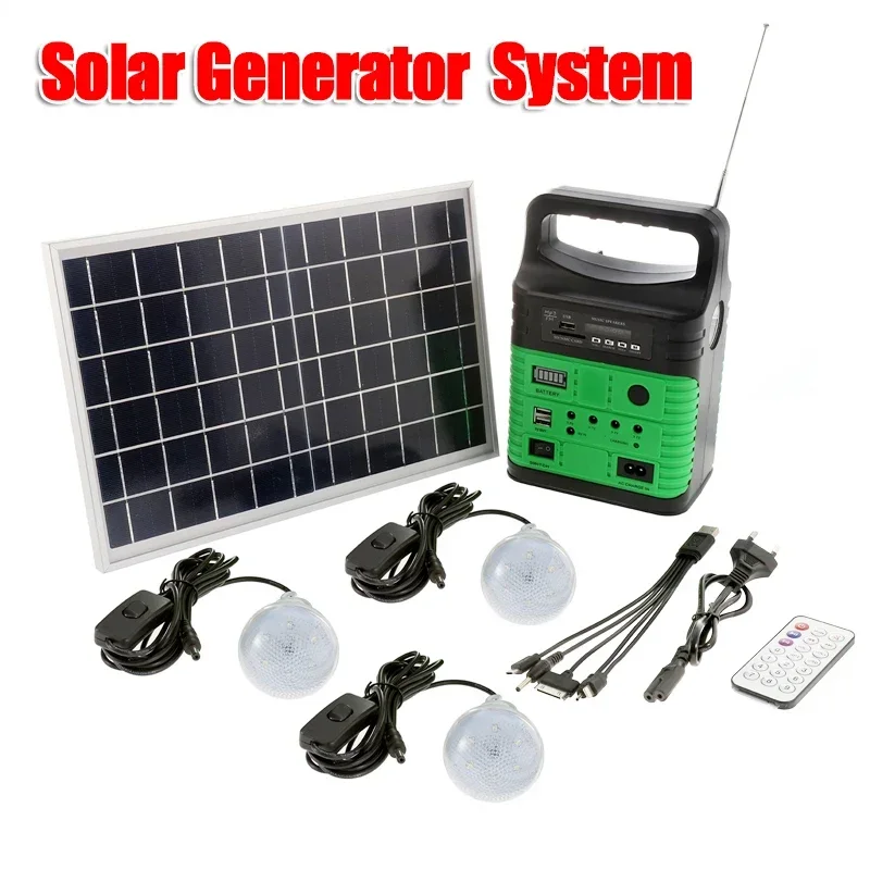 Portable Camping Solar Power G - Emergency Radio Solar recension och pris