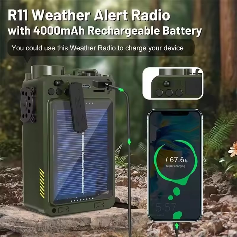 Hand-operated Emergency Solar  - Emergency Radio Solar recension och pris