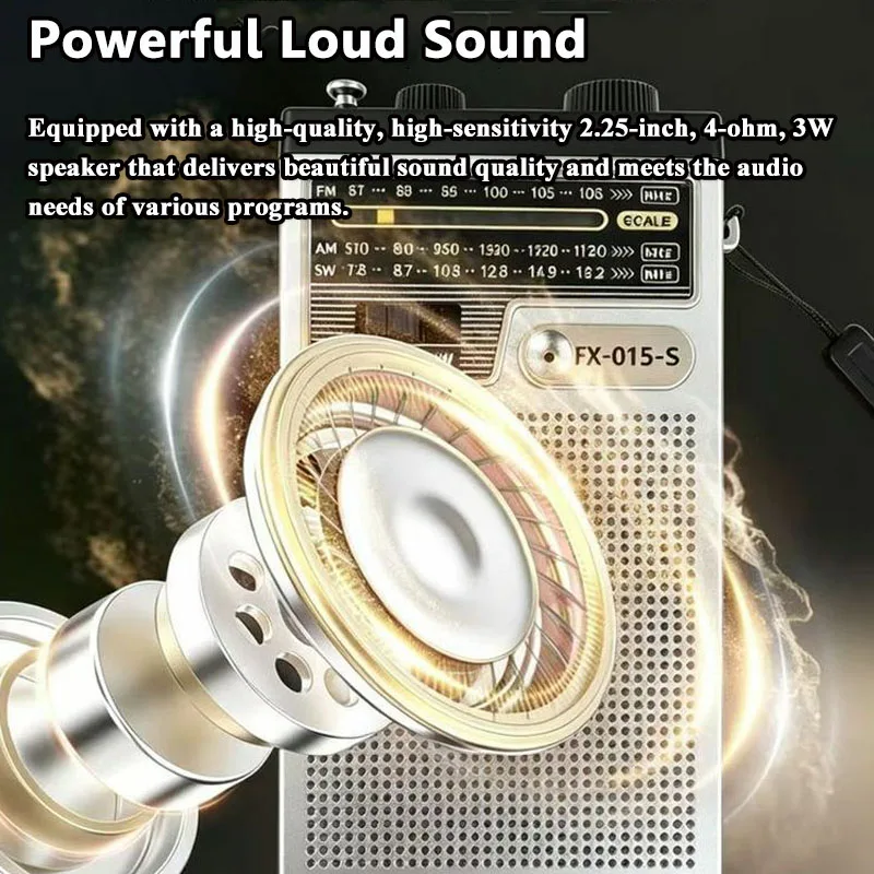Mini FM AM SW Radio Portable F - Emergency Radio Solar recension och pris