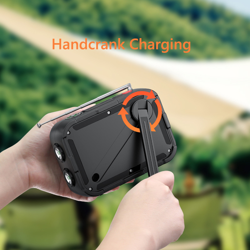 5000mAh Emergency Solar Power  - Emergency Radio Solar recension och pris