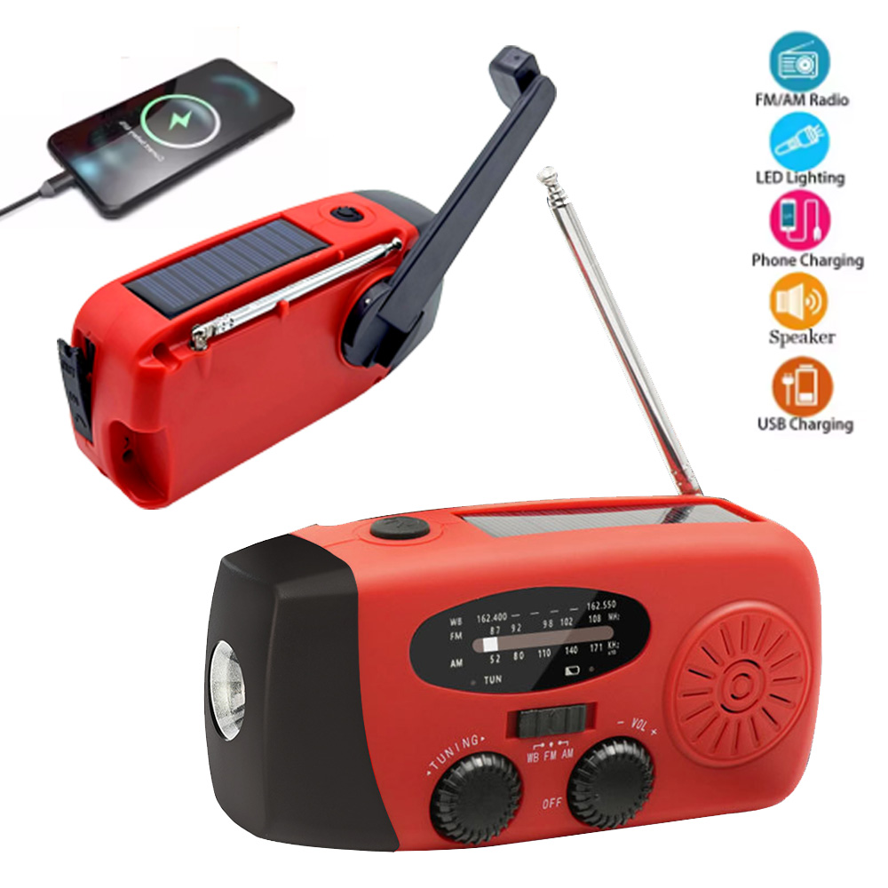 Emergency Radio Hand Crank Sol - Emergency Radio Solar recension och pris