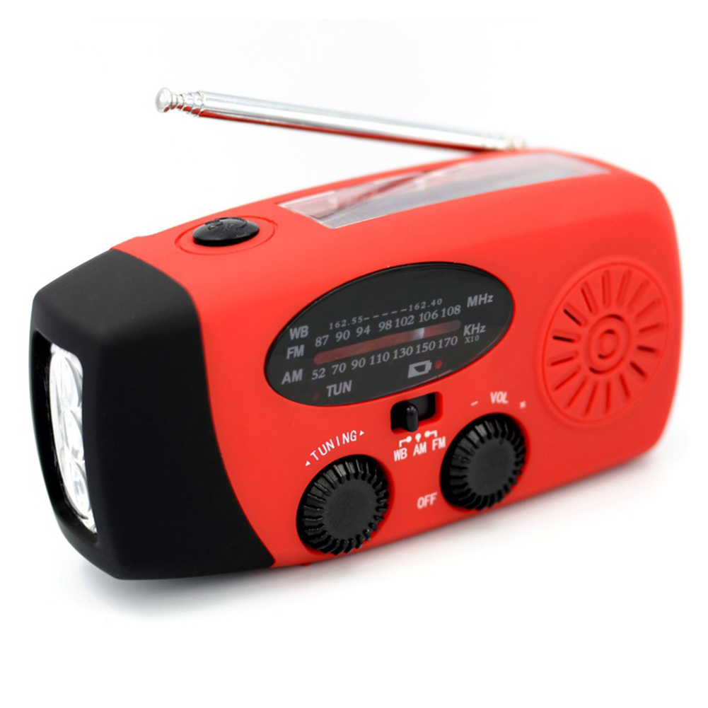 Portable Hand Radio Solar Cran - Emergency Radio Solar recension och pris