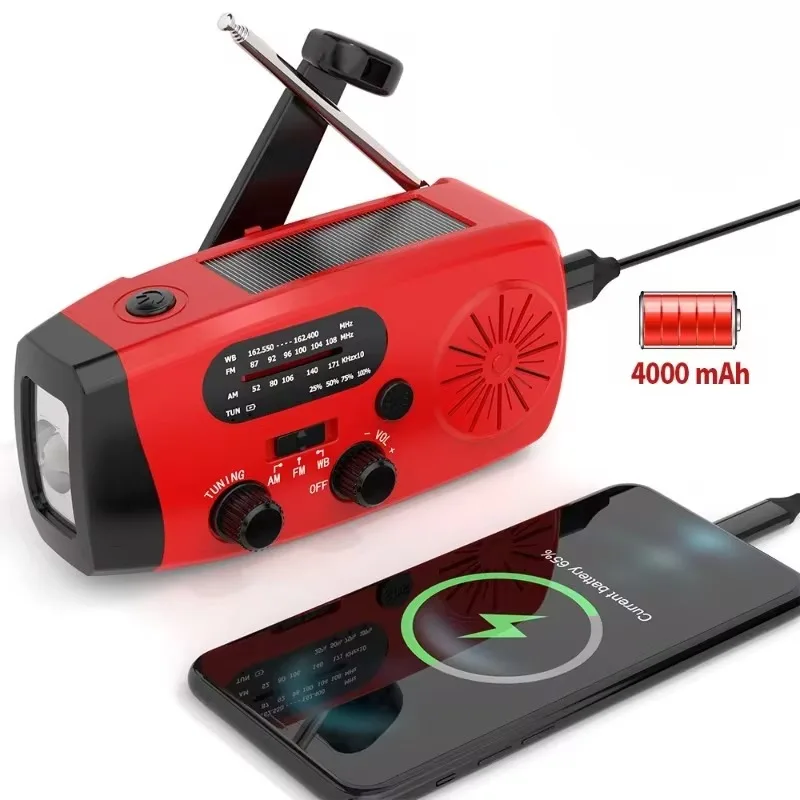 Portable Multifunctional Handh - Emergency Radio Solar recension och pris