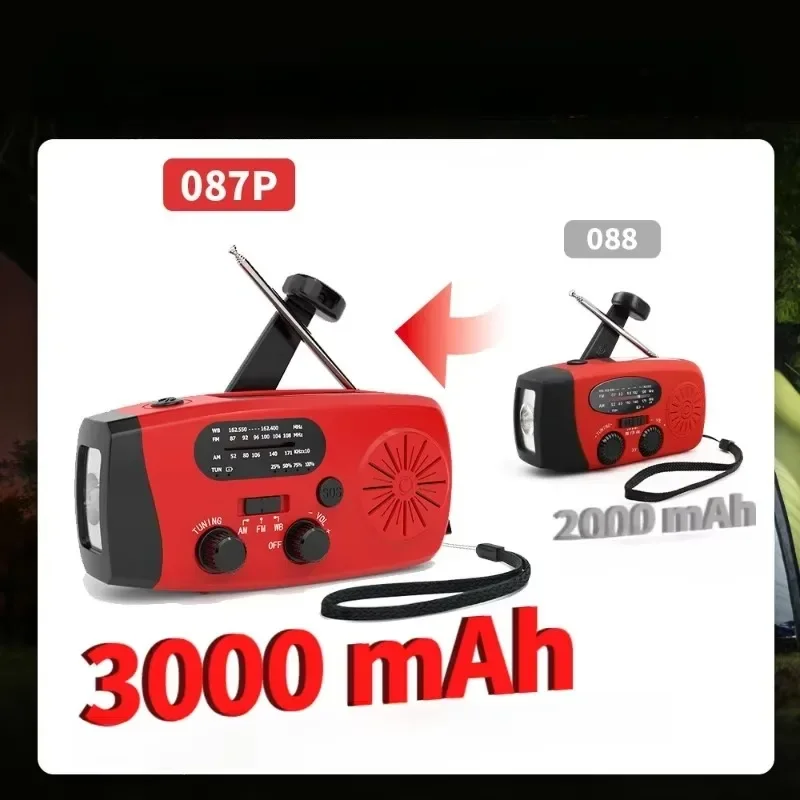 Portable Multifunctional Handh - Emergency Radio Solar recension och pris