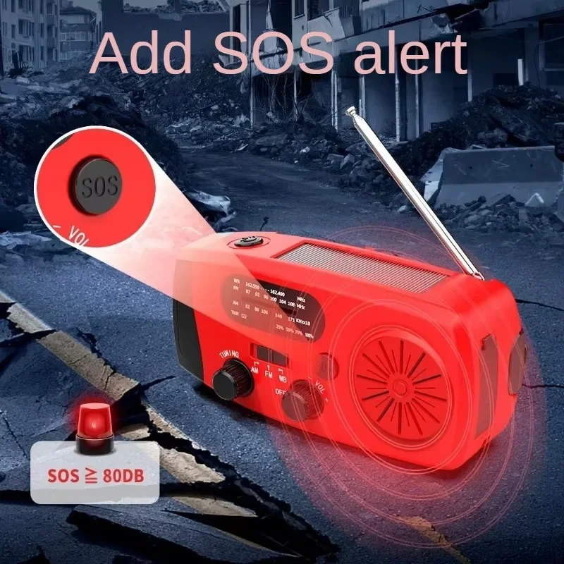 Portable Multifunctional Handh - Emergency Radio Solar recension och pris
